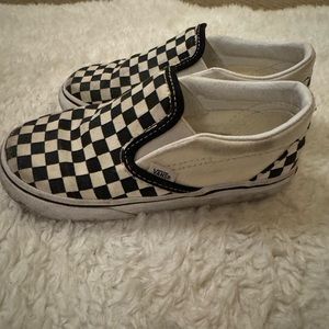 Vans Toddler Checkerboard  Slip-On